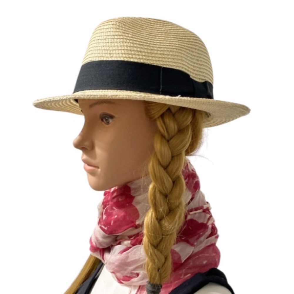 NWOT Aritzia Talula 💯 %Paper Elegant Yellow Straw Hat Size M|L